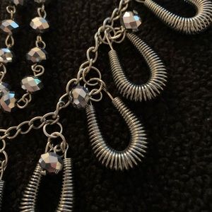 Costume necklace and earring set